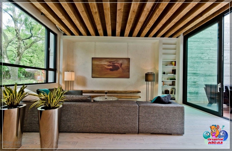 Wohnzimmer im Öko-Stil