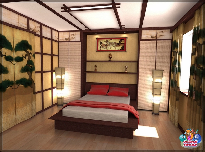 Decke im japanischen Stil