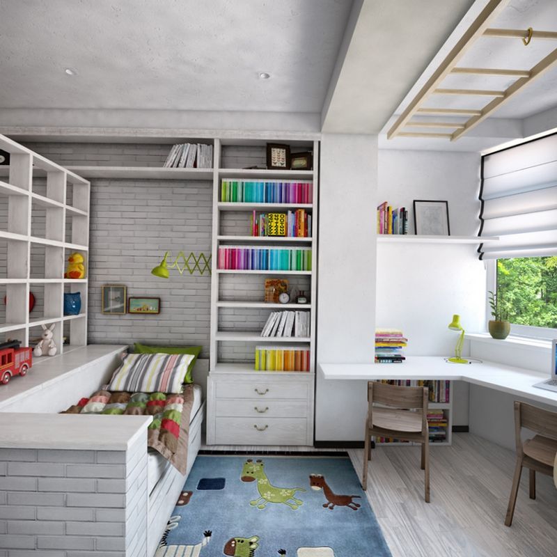 Wnętrze przedszkola w stylu Loft Wnętrze przedszkola w stylu Loft