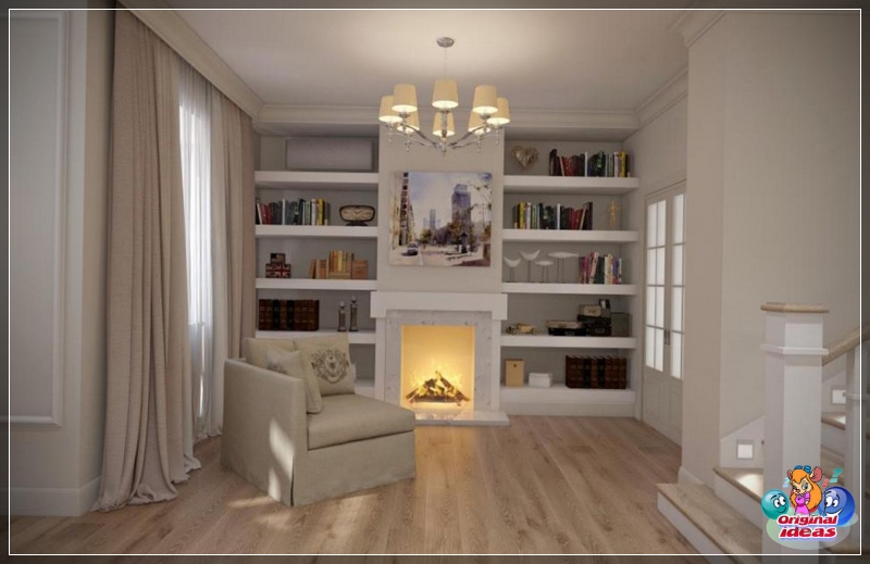 Strefa kominkowa w nowoczesnym stylu