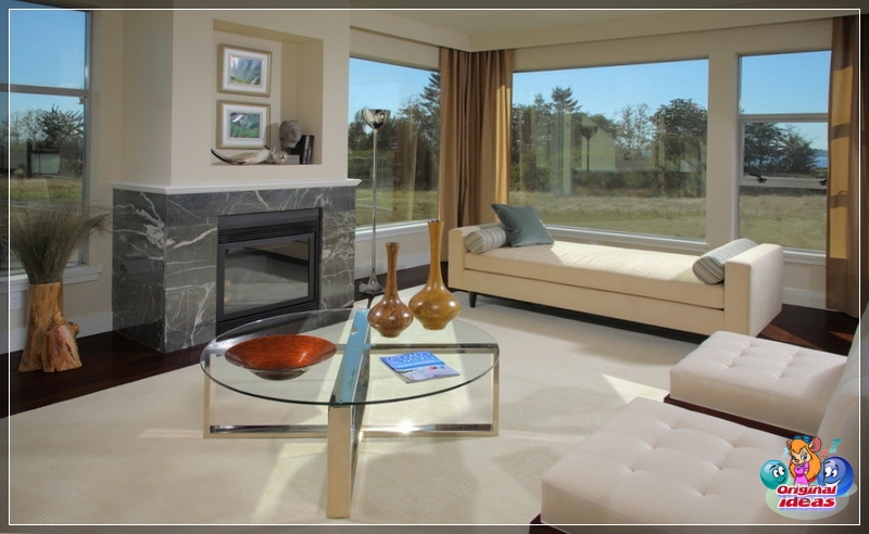 Zdjęcie kominka wykonane z kamienia naturalnego