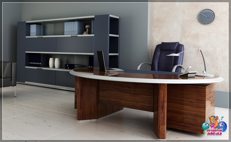 cabinet Restrained colors prevail in the Art Nouveau office