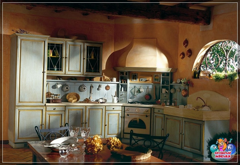 kitchen The stove takes center stage and is always beautifully decorated in the Provencal style