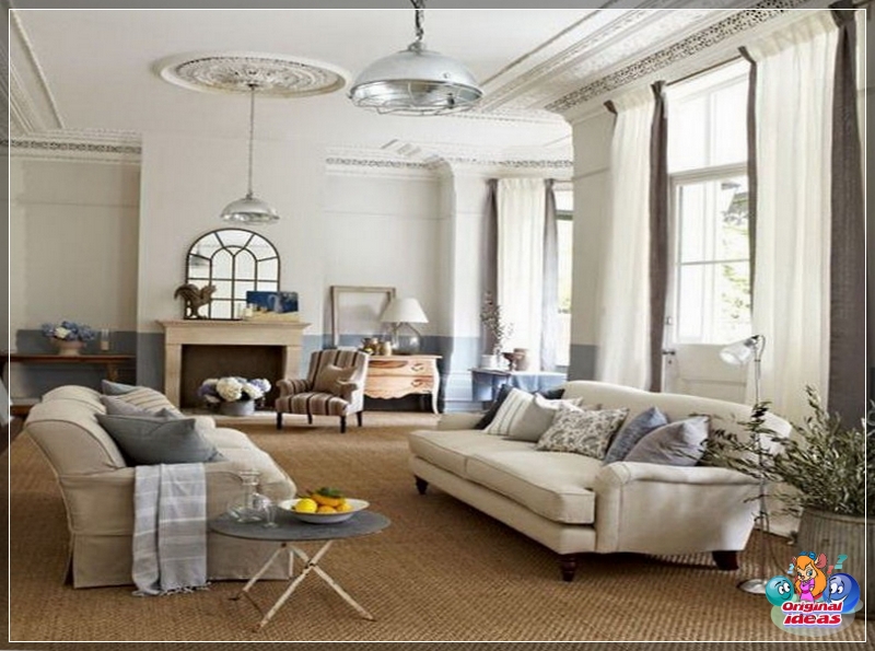 room Provence style is the best solution if you want to create a feeling of freshness, air and light in the room