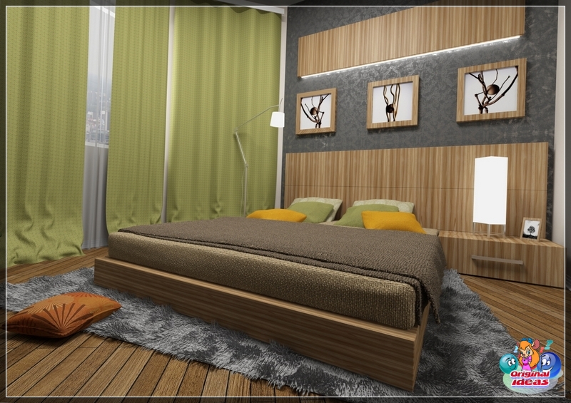 Gemütliches Schlafzimmerdesign