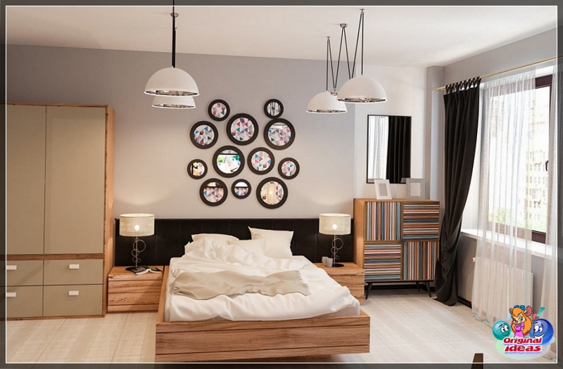 Eco-Stil in der Innenarchitektur des Schlafzimmers