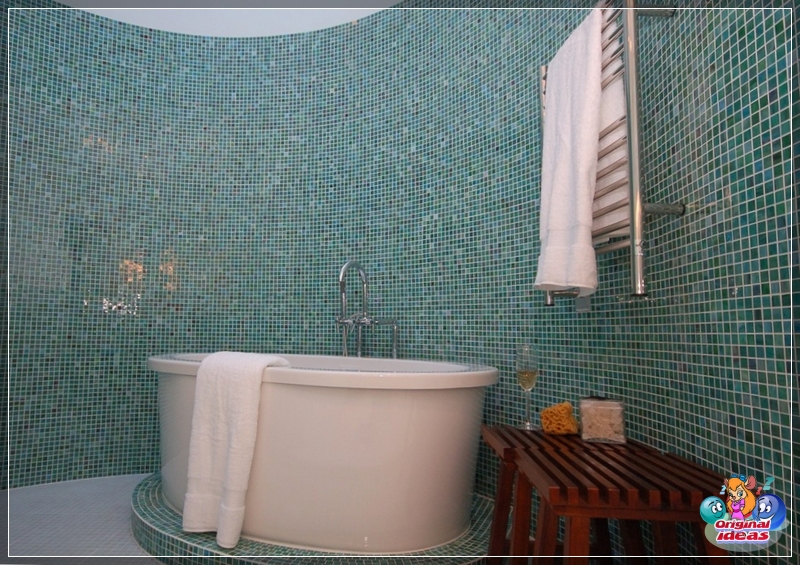 baño Los mosaicos son una forma sencilla de crear un baño original
