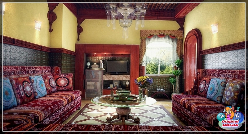 Der orientalische Stil zeichnet sich durch helle, warme Farben aus