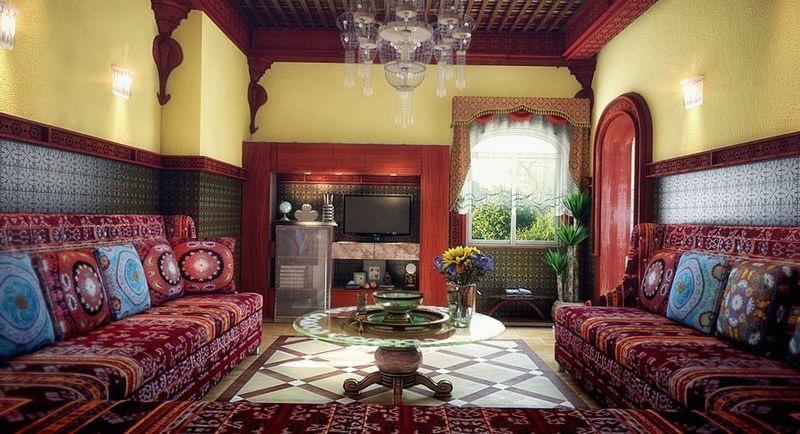 Wohnzimmer auf Arabisch