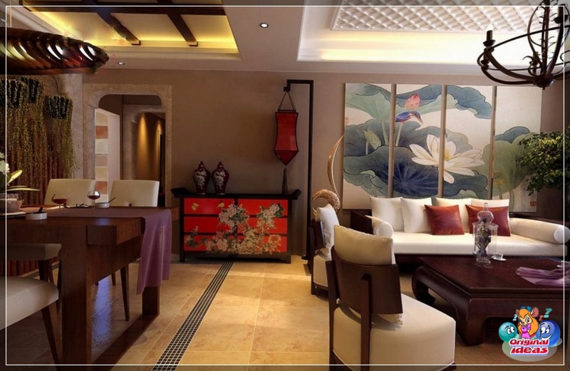 Sowohl im japanischen als auch im chinesischen Wohnzimmer gibt es etliche Accessoires