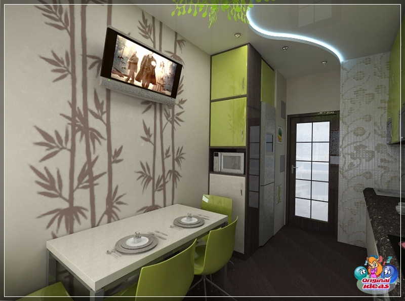 Decorating surfaces in the kitchen in an oriental style Decorating surfaces in the kitchen in an oriental style