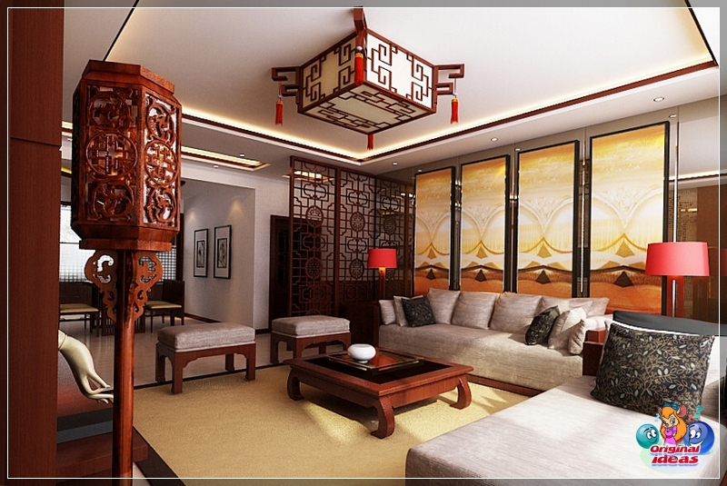 room Chinese-style furniture is usually very low