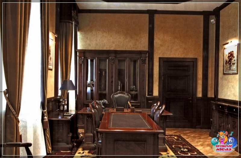 Tapeta do malowania w biurze w stylu angielskim