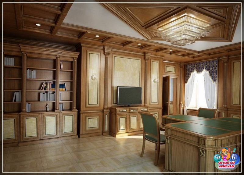 Dekorowanie ścian szafki drewnianymi panelami