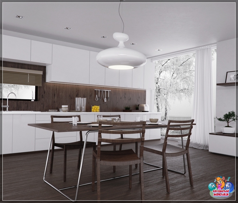 chandelier A chandelier for the kitchen can be both the main and a secondary light source, her choice largely depends on this