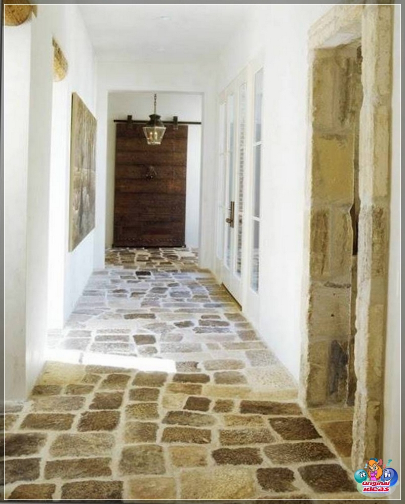 pasillo Piso de piedra