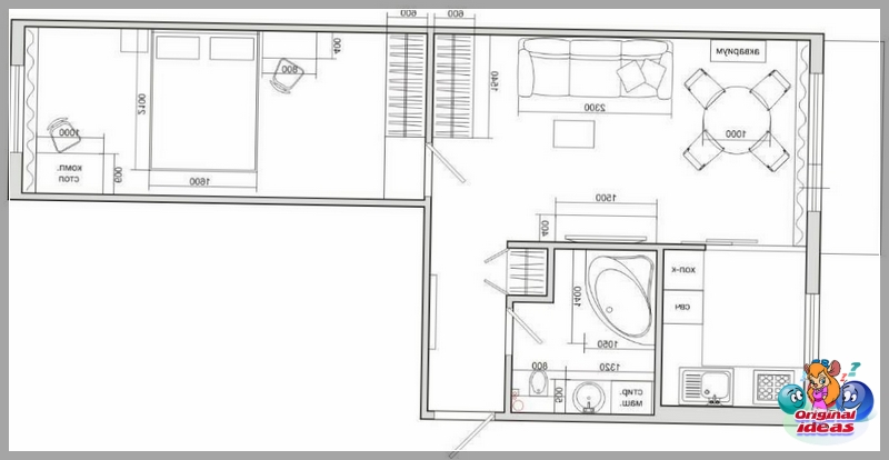 redevelopment Apartment layout scheme