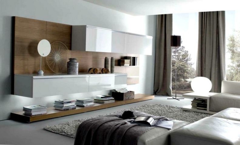 furniture living room design in light colors