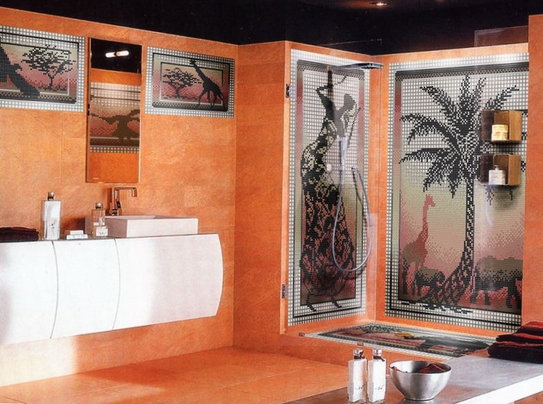 bathroom Orange morocco
