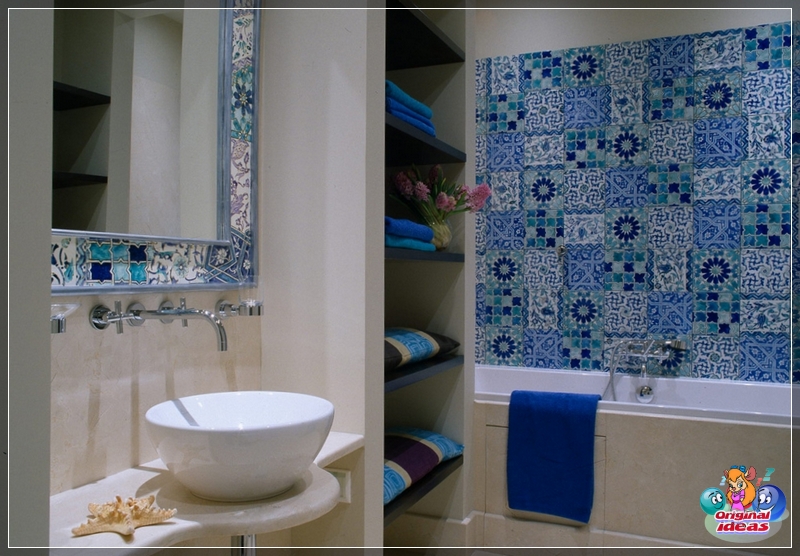 bathroom Blue bathroom