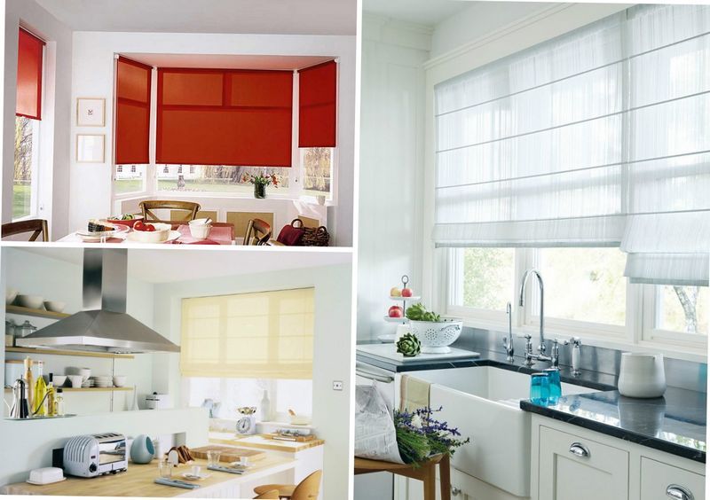 curtain Variety of Roman blinds