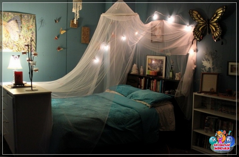 Łóżko z baldachimem