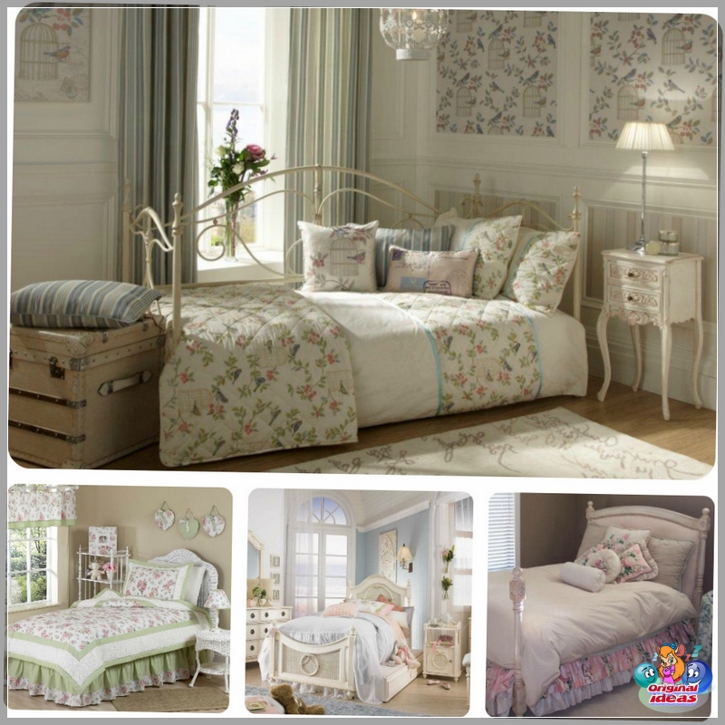 Schlafzimmer Ein Beispiel für ein schäbiges Bett