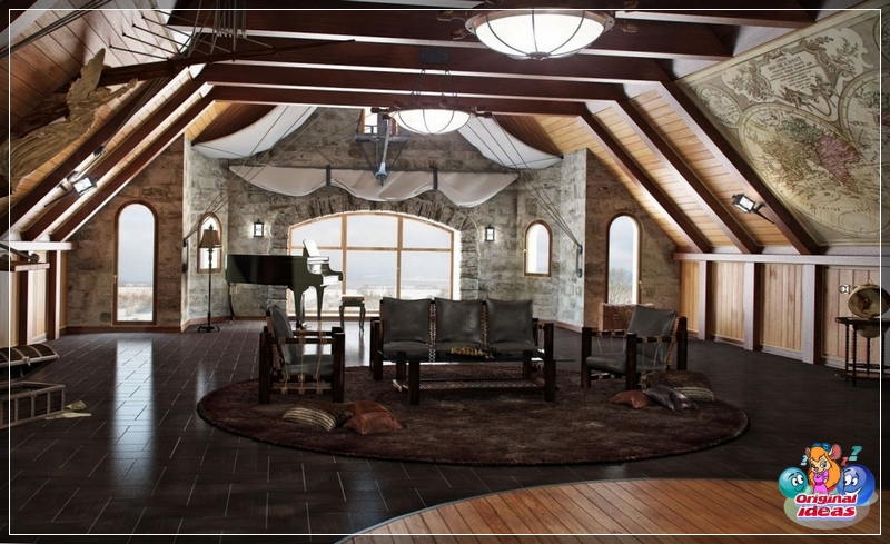 design Attic design in dark colors