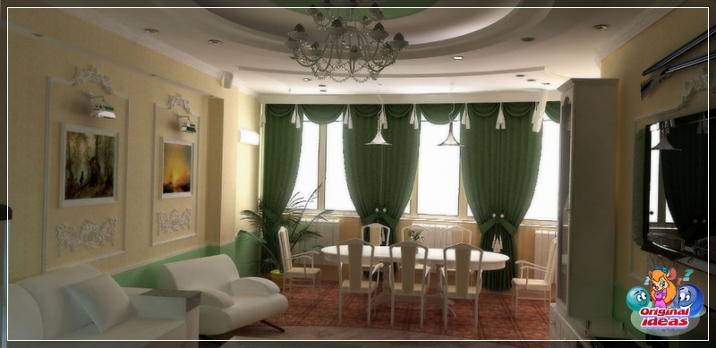 choose Curtains for the dining room