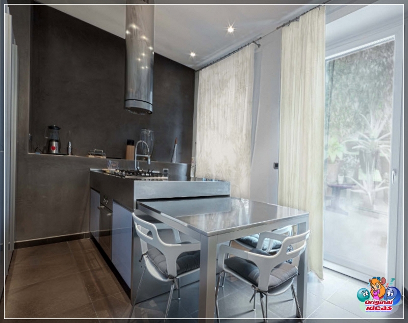 Tüll für die moderne Küche