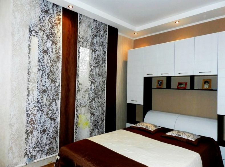 Japanische Vorhänge im Innenraum