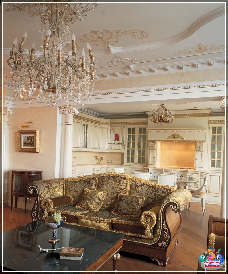Empire style in the interior photo Empire style in the interior photo