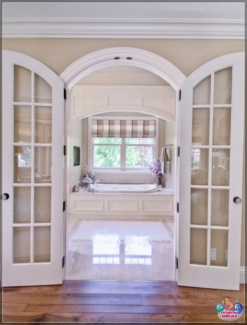 Drzwi łukowe wahadłowe