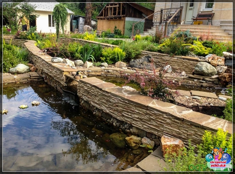 Zabezpieczenie domu na terenie o skarpie murem oporowym