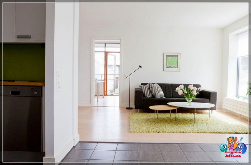 Design Das Fehlen unnötiger Details im Inneren der Wohnung