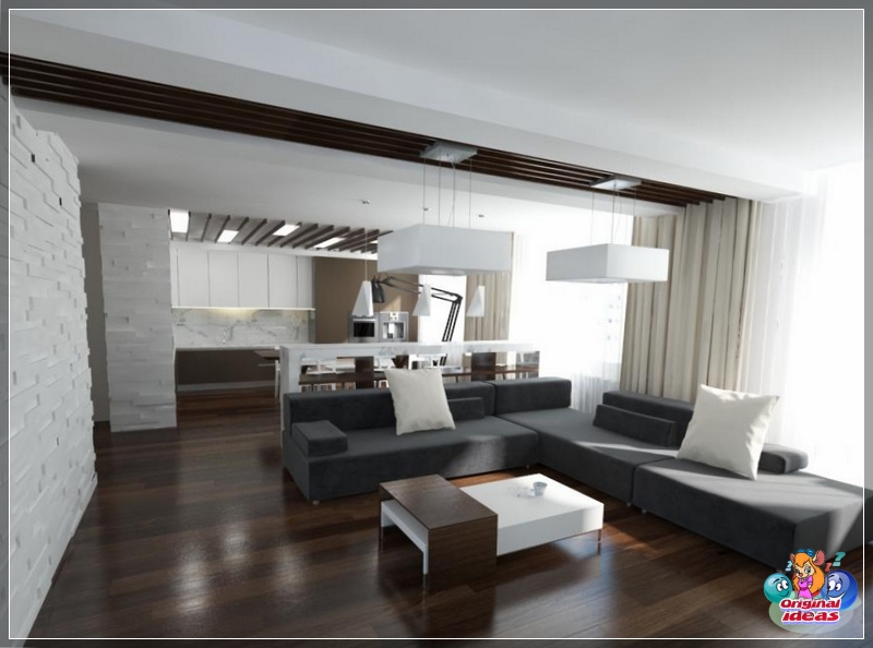 Design Minimalistisches Wohnungsdesign