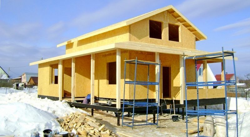 Dom wiejski z paneli SIP z poddaszem