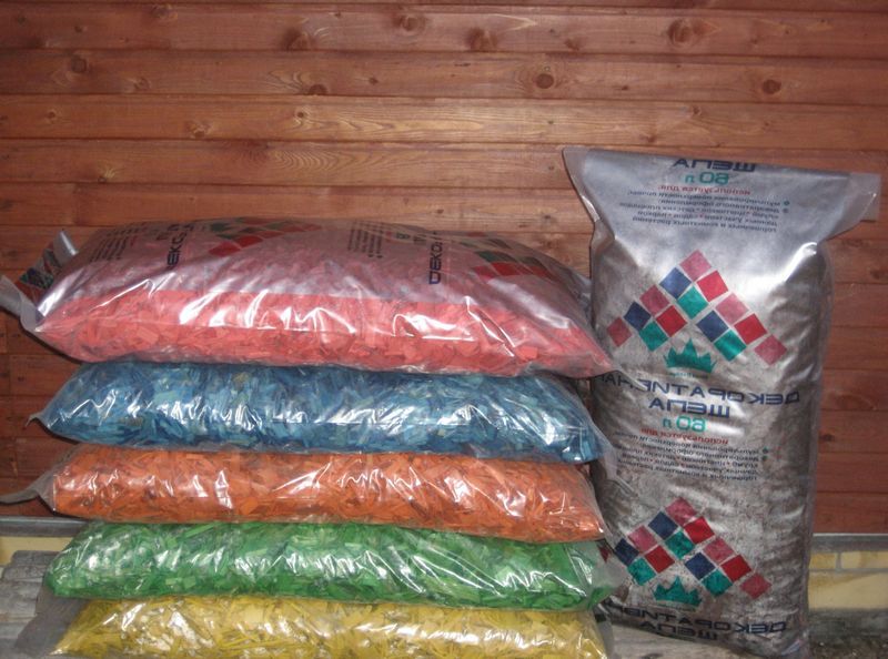 application Decorative chips in a package