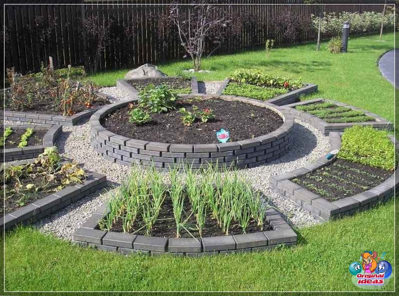 Decorar una cabaña de verano con un huerto único