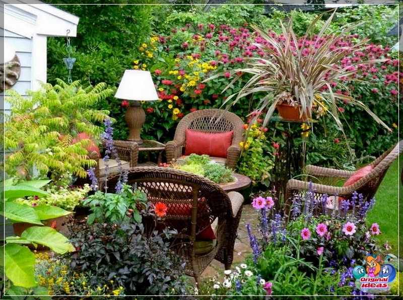 landscape English style in country-style landscape design
