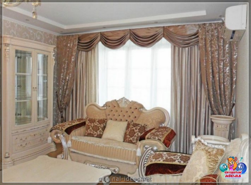 Rideaux beige: 130 photos d'idées de conception et de solutions originales dans la couleur beige (photos) Rideaux beige: 130 photos d'idées de conception et de solutions originales dans la couleur beige