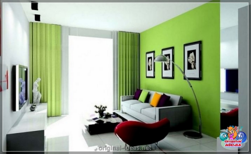 Green curtains: advantages of use and tips on how to decorate windows stylishly (125 photos) (curtains) Green curtains: advantages of use and tips on how to decorate windows stylishly (125 photos)