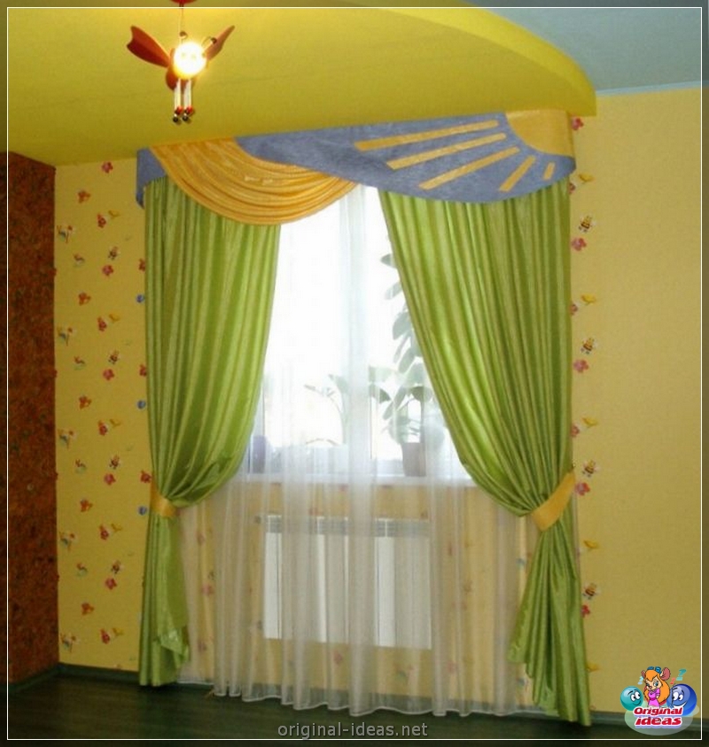Green curtains: advantages of use and tips on how to decorate windows stylishly (125 photos) (advantages) Green curtains: advantages of use and tips on how to decorate windows stylishly (125 photos)