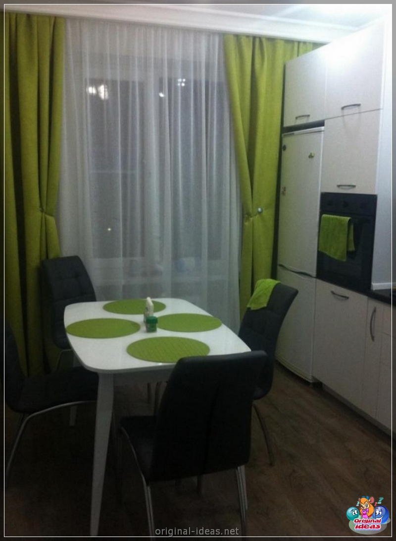 Green curtains: advantages of use and tips on how to decorate windows stylishly (125 photos) (green) Green curtains: advantages of use and tips on how to decorate windows stylishly (125 photos)