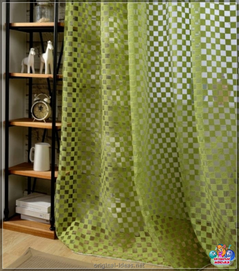 Green curtains: advantages of use and tips on how to decorate windows stylishly (125 photos) (tips) Green curtains: advantages of use and tips on how to decorate windows stylishly (125 photos)