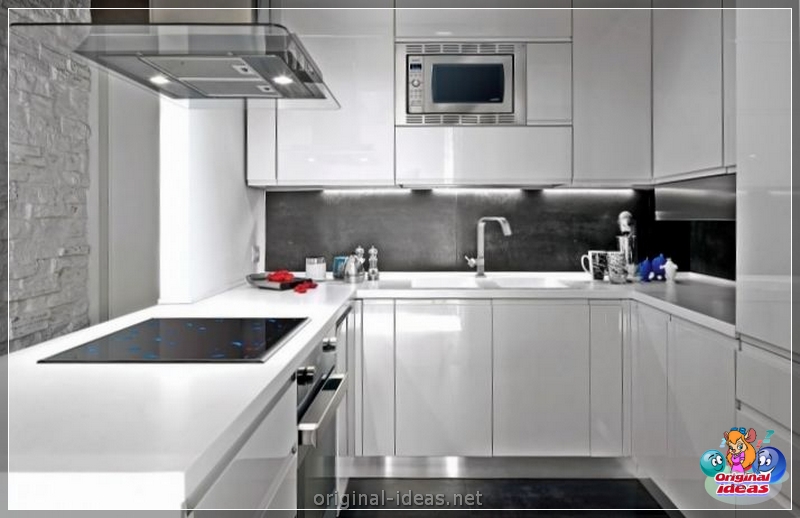White kitchen - relevant projects and stylish combinations of white (145 photos) (relevant) White kitchen - relevant projects and stylish combinations of white (145 photos)