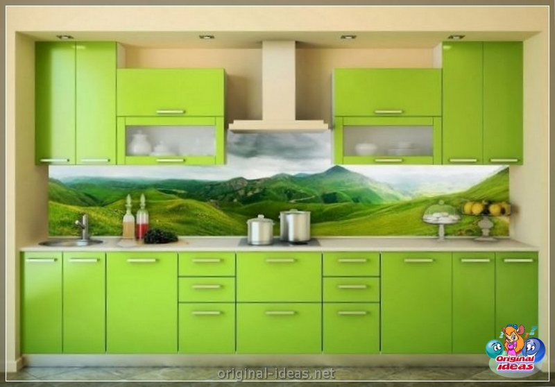 Green kitchen: actual design and overview of stylish interiors for the kitchen (145 photos) (green) Green kitchen: actual design and overview of stylish interiors for the kitchen (145 photos)