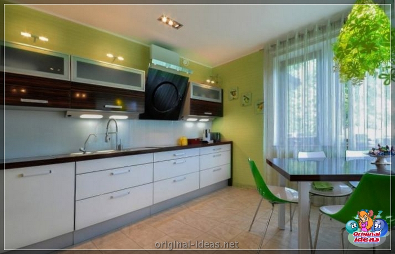 Green kitchen: actual design and overview of stylish interiors for the kitchen (145 photos) (kitchen) Green kitchen: actual design and overview of stylish interiors for the kitchen (145 photos)