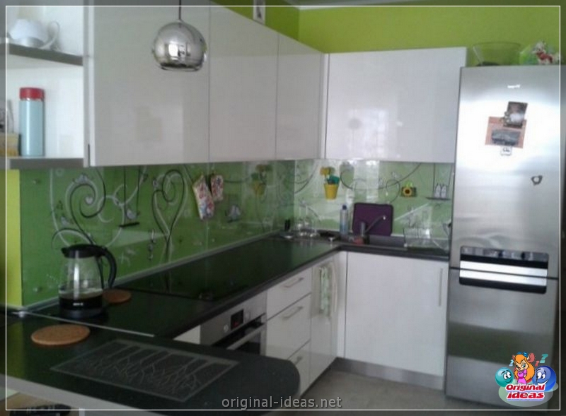 Green kitchen: actual design and overview of stylish interiors for the kitchen (145 photos) (design) Green kitchen: actual design and overview of stylish interiors for the kitchen (145 photos)