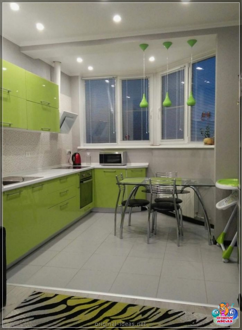 Green kitchen: actual design and overview of stylish interiors for the kitchen (145 photos) (kitchen) Green kitchen: actual design and overview of stylish interiors for the kitchen (145 photos)